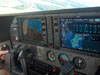 OY-TKH G1000 cockpit under indflyvning Orupgaard