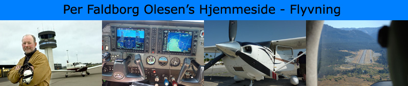 Roskilde Lufthavn - G1000 cockpit - Cessna 182 - Lake Tahoe