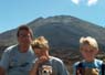 Stig, Christian og Rasmus foran Del Teide Tenerife