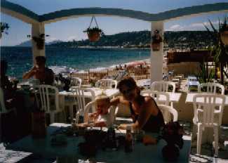Juan Les Pins stranden ved Antibes